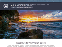 Tablet Screenshot of aieavisionclinic.com